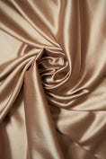 Load image into Gallery viewer, Khaki Fabric by the Yard, Khaki Satin Fabric, Sewing Fabric, Stretch Fabric by the Yard, Casual and Festival Apparel Fabric
