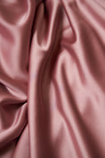 Load image into Gallery viewer, Mauve Satin Fabric, Shiny Stretch Fabric by the Yard, Lightweight Sewing Fabric, Silk Wedding Fabric, Apparel Fabric
