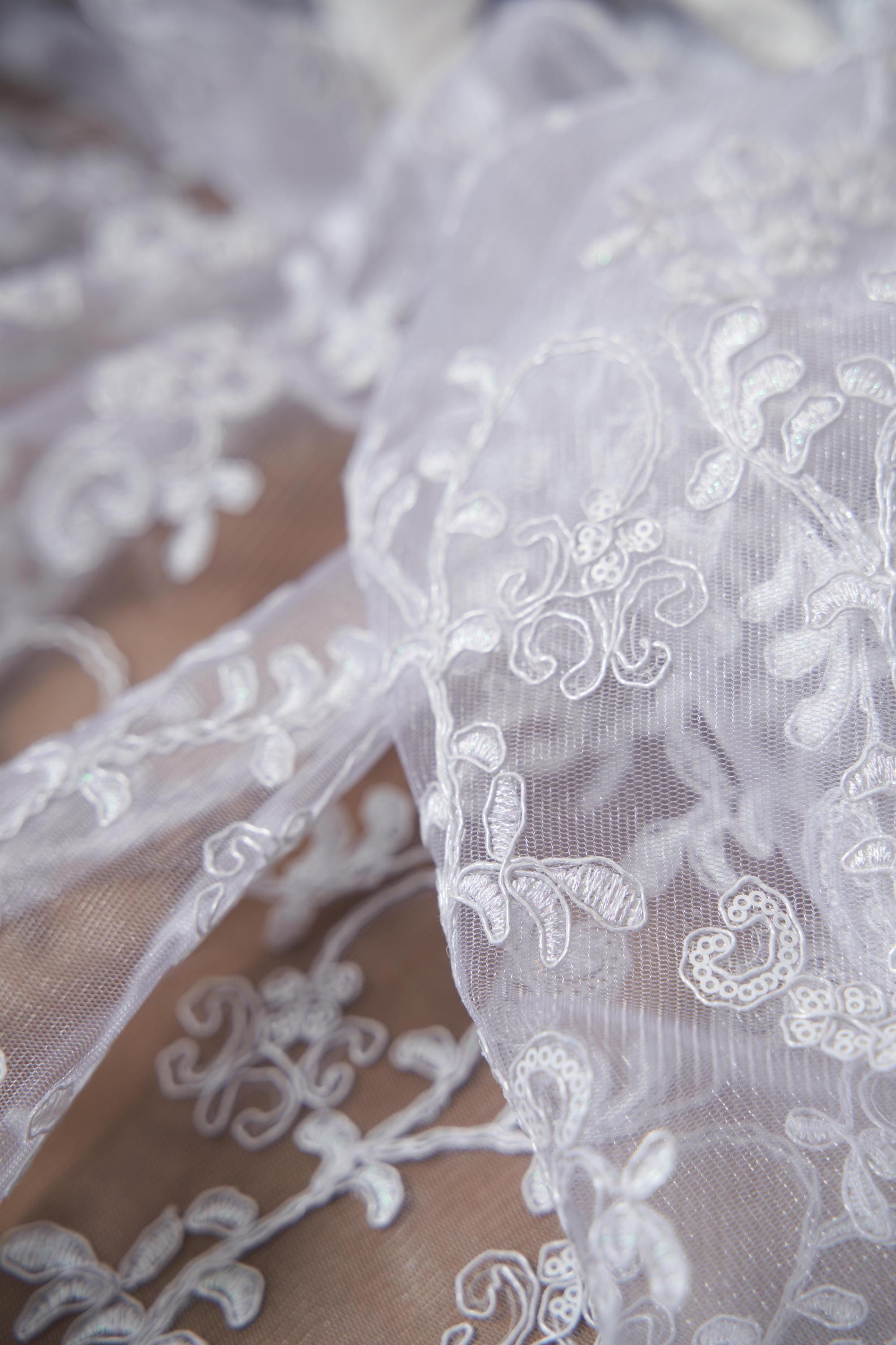 Floral Embroidery Lace Fabric, Luxurious Bridal Lace Fabric, Fashion Fabric by the Yard, Bridal Gown Lace, Elegant Evening Dress